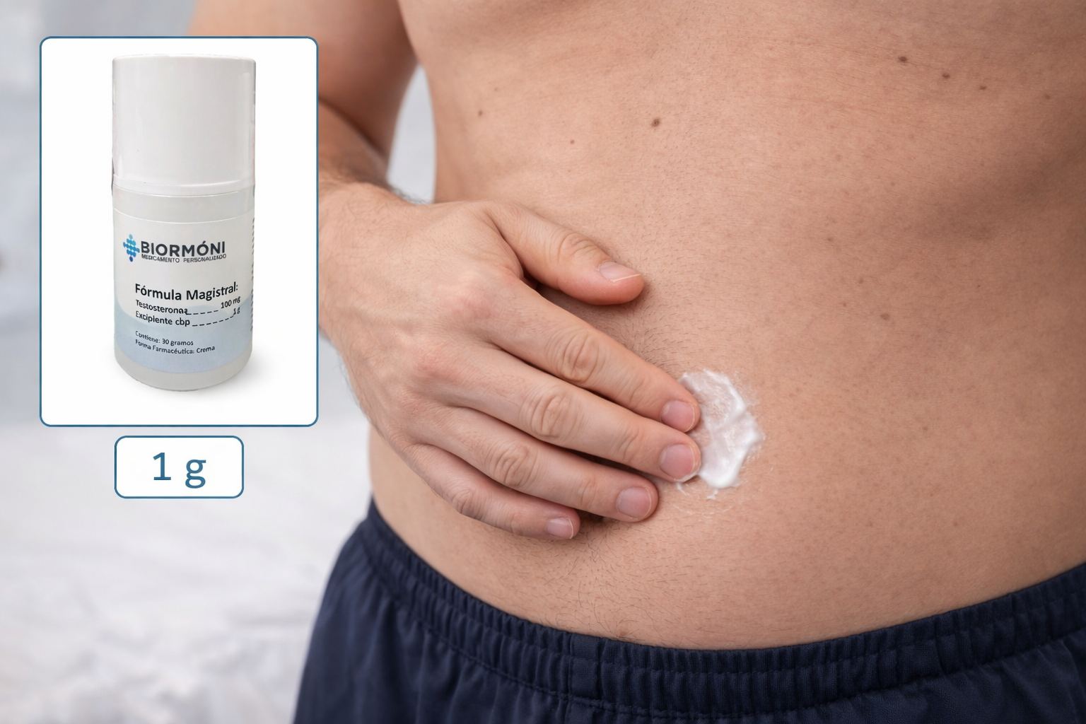 Crema de Testosterona 100mg/1gr, Cont. Neto 30gr - Imagen 5