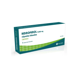 Hidroferol, Faes Farma, 3 cápsulas