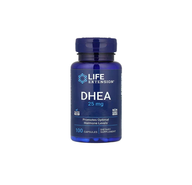 DHEA 25mg, Life Extension, Cont. Neto 100 cápsulas