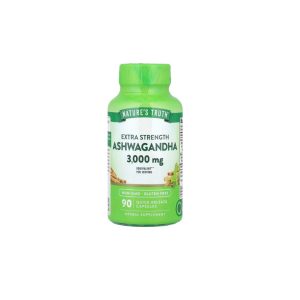 Ashwagandha, Nature's Truth, Cont. Neto 90 cápsulas de liberación rápida