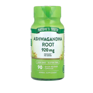 Ashwagandha, Nature's Truth, 90 cápsulas de liberación rápida (460 mg por cápsula)