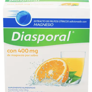 Diasporal, Concordia, 20 sobres de 400mg sabor naranja